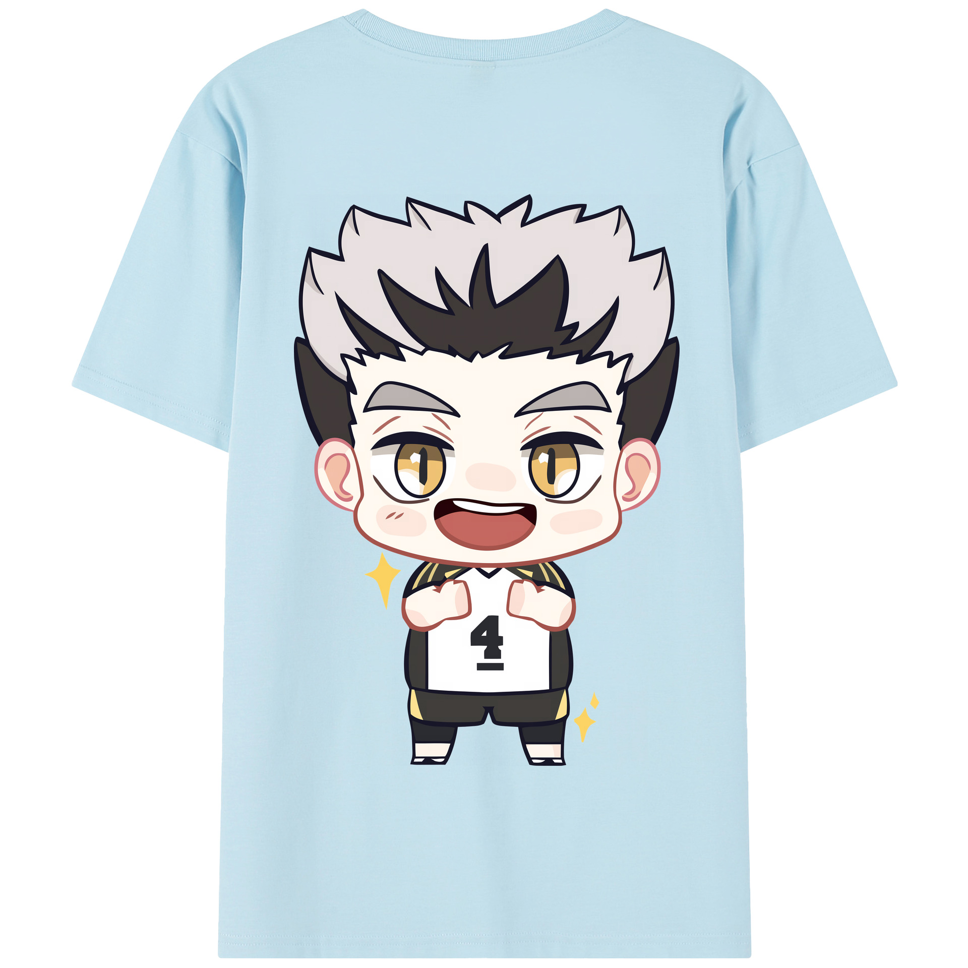 （画像用） ハイキュー!! Haikyu!! 綿100％半袖Tシャツ（背面プリント）